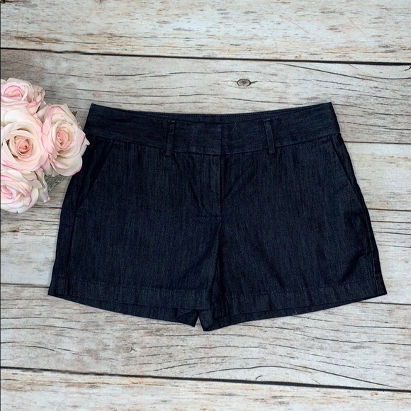 LOFT Pants - LOFT dark denim shorts
